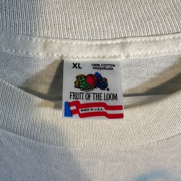 Vintage Single Stitch Calvin and Hobbes Airbrushed T Shirt Men's XL - Picture 7 of 15